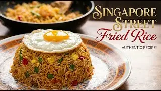 A great Singaporean street rice to make on days when you don't have carrots or leaks at home