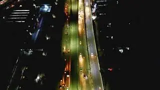 night footage from drone (lahore)