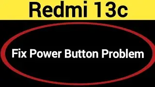 How to fix power button problem Redmi 13c me, how to fix auto restart problem