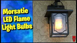 Bulbs That Look Like a Candle! || Morsatie Led Flame Light Bulbs || MumblesVideos Product Review