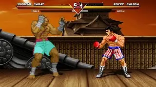 SUPREME SAGAT vs ROCKY BALBOA | DEATH BATTLE‼️