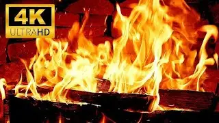 3 Hours Cozy Campfire Ambience for Deep Sleep 🔥 Relaxing Snowy Forest Night