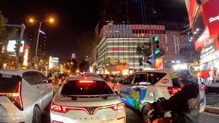 Night Ride in Saigon | Relaxing Scooter POV