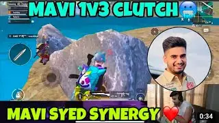 mavi 1v3🥶 TX SyedOP Mavi Synergy🔥 | Team Xspark