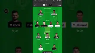 RCB vs RR Dream 11 Team | Create RCB vs RR Dream 11 Winning Team #rcbvsrr #IPL #yttrending #ytshorts
