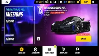 Asphalt 9 special Event The Frost Bound veil 1