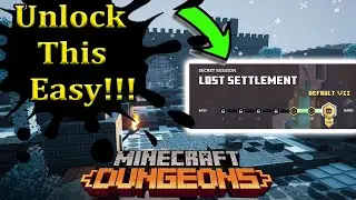How to unlock the Lost Settlement Minecraft Dungeons Creeping Winter