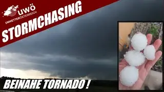 Beinahe Tornado! Superzelle mit heftigem Hagelschlag - Stormchasing 04.05.2025 | UWÖ