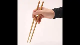 baguettes en bois de bambou artisanal vaisselle r&eacute;utilisable pour sushis et aliments