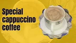 Cappuccino coffee recipe/easy coffee recipe/کافی بنانے کا طریقہ
