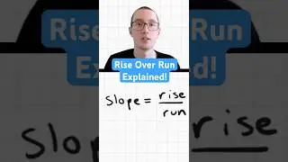 Rise Over Run Explained!
