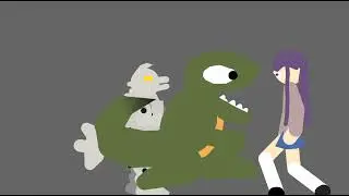 Gorosaurus confront Yuri