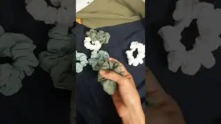 scrunchies// hair bands #shorts#hairbands