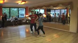 Clau&Luke's advanced salsa partnerwork on1 -  Bremen May 2011