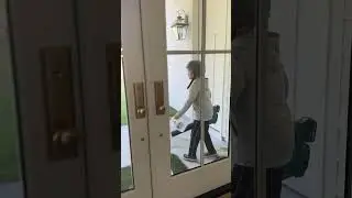 Got my PPE on for blowing of porch