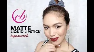 EVER BILENA MATTE LIQUID LIPSTICK LIPSWATCH ONLY - candyloveart