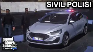 GBT'DE POLİSE SİLAH ÇEKTİ !! - SİVİL POLİS MODU - GTA 5 LSPDFR