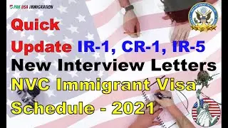 New Interview Letters Update | When will you get your Interview? US Embassy Visa Schedule 2021