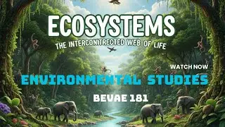 ECOSYSTEMS | ENVIRONMENTAL STUDIES | BEVAE 181 | BA PSYCHOLOGY | UNIT 2 |