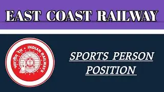 East Coast Railway Recruitment Alert 2026 || Sports Person Various Posts Out 👇|| Salary 30000+ Apply
