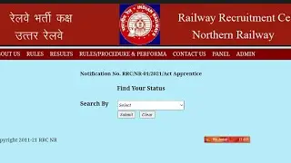 RRC NCR Apprentice Application Status link active ||RRC NCR New update 2021