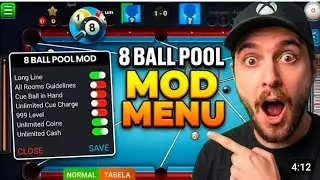 🔴 8 BALL POOL MOD MENU LongLines, MegaPower, Unlimited Coins 8 Ball pool Free key Hack mod APK 🤑🤑🤑🤑🤑