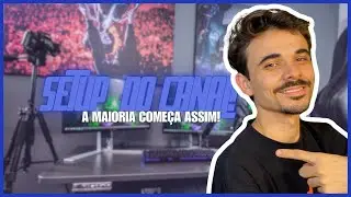Setup gamer do Come&ccedil;o do Canal! Todo mundo come&ccedil;a assim