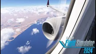 FLIGHT SIMULATOR 2024 | iFly 737 Max-8 Qatar Airways | Kuwait OKKK to Doha Hamad OTHH