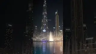 Dubai Night Magic: Fountain Show & City Lights Cinematic Tour in 4K #cinematic #drone #4k