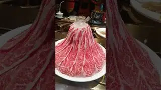 Volcano presentation at Good Luck Hotpot