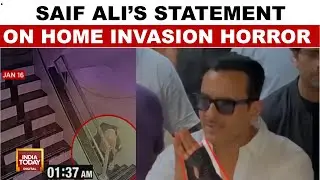 Saif Ali Khan Recounts Horror: Armed Intruder In Son's Room, Ransom Demand | India Today