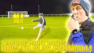 Ginge Teaches Jakey Davies How To Play Football!