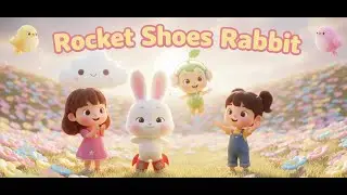🚀 Rocket Shoes Rabbit! | 3D Kids Rhyme & Fun Speed Adventure | Tiny Sprouts Zoom Into Action!
