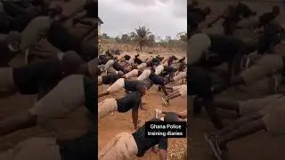 Ghana Police Service training diaries #shorts #tiktok #training