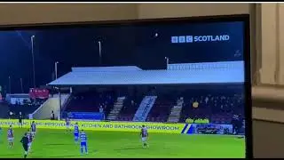 LOL - GOALIE SO STRONG HE BANISHED THE BALL OUT OF THE GROUND ARBROATH VS GREENOCK 2026