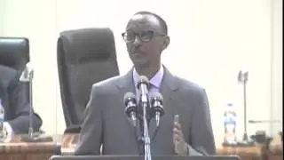 President Kagame at swearing-in Ceremony- Kigali, 12 July 2013