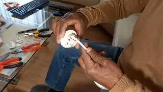 changing a bayonet bulb socket to an e27 socket for ceiling light
