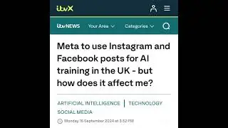 Will your Instagram and Facebook posts be used to train Artificial Intelligence by meta