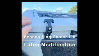 Seadoo Linq Cooler Lid Latch Modification #seadoo #cooler #linq #modification #fishpro