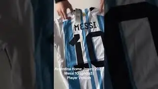 Argentina Home Jersey 2022 Messi 10 (grkits3) Player Version