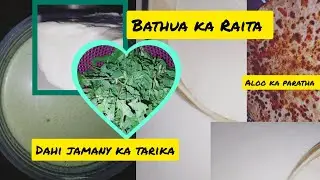 Dahi jamany ka tarika + Bathua ka Raita Recipe by ShamimSultana #food #easy #Recipe 