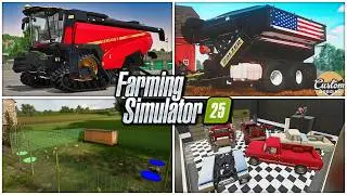 Farm Sim News - Quad Track Combine, Balzer Auger, New Animals, & More! | Farming Simulator 25