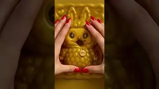 Luxury Labubu ASMR 💛🐇 | Golden Slime Relaxing Sounds
