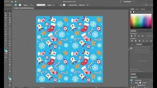 Christmas pattern in illustrator