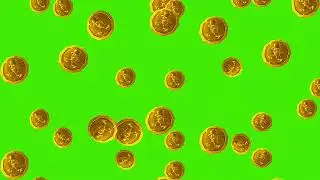 COIN SHOWER - GREEN SCREEN EFFECT - 60FPS