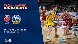 BMA365 Bamberg Baskets vs. ALBA BERLIN - Full Game Highlights - Spieltag 20, 25/26
