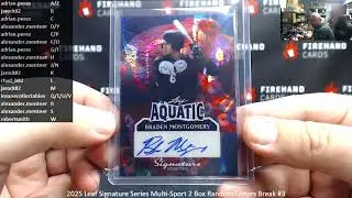 8/10/2025 2025 Leaf Signature Series Multi-Sport 2 Box Random Letters Break #3