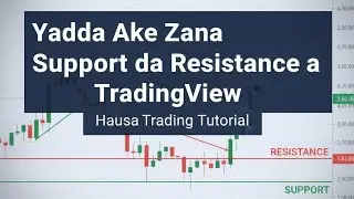 Yadda Ake Zana Support da Resistance a TradingView | Hausa Trading Tutorial