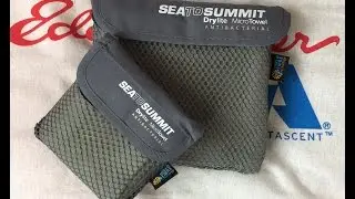 Туристические быстросохнущие полотенца Lightweight towel sea to summit drylite micro towel