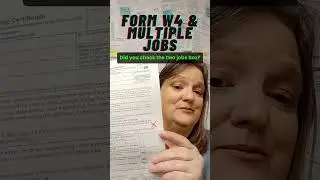 How to fill out Form W4 at work. Are you married? Two jobs? Both?